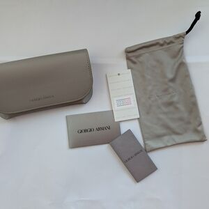 Giorgio Armani Taupe Sunglasses Set